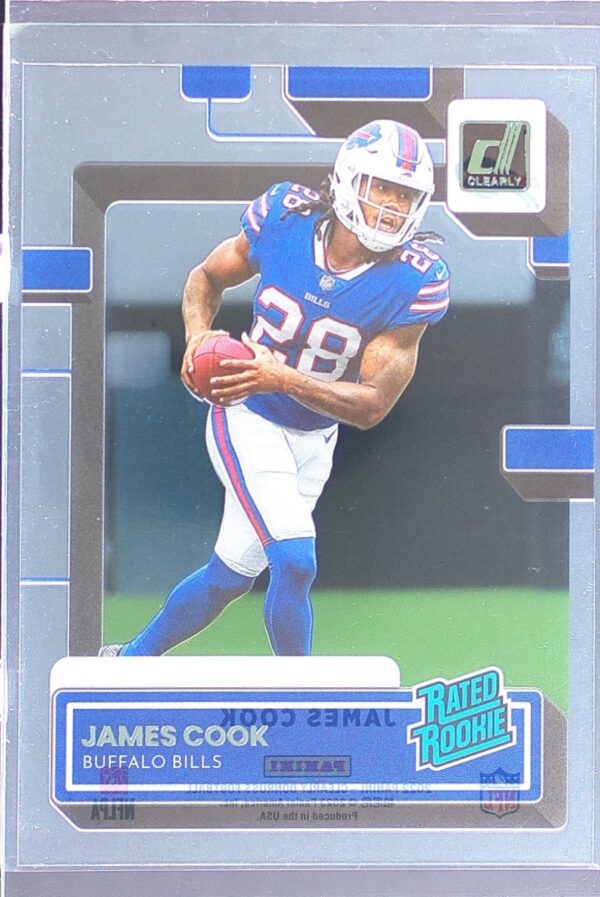 2022 Clearly Donruss James Cook RC #65 Bills