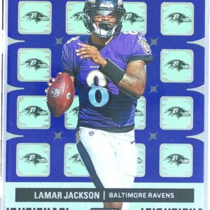 2022 Contenders Lamar Jackson #WT-LJA Ravens Winning Ticket