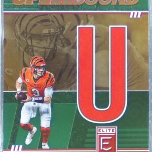 2022 Donruss Elite Joe Burrow #SB-JB2 Bengals Spellbound Green