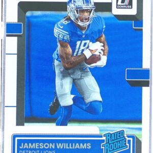 2022 Donruss Jameson Williams RC #308 Lions