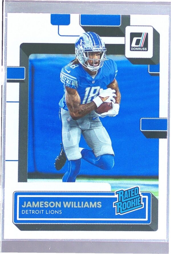 2022 Donruss Jameson Williams RC #308 Lions