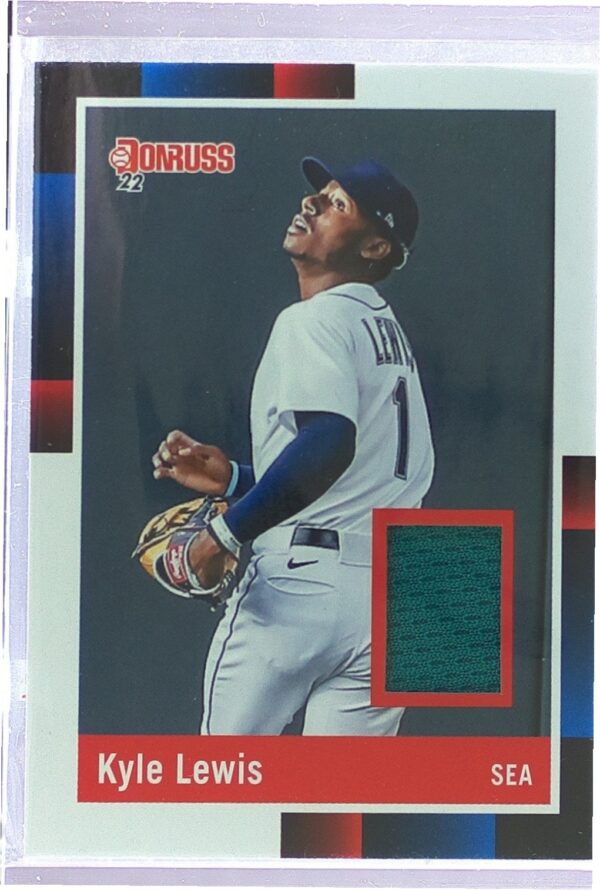 2022 Donruss Kyle Lewis JSY #R88M-KL Mariners Retro 1988 Materials