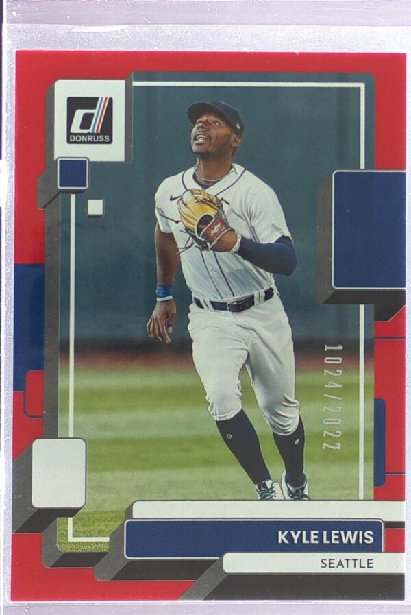 2022 Donruss Kyle Lewis Red /2022 #100 Mariners
