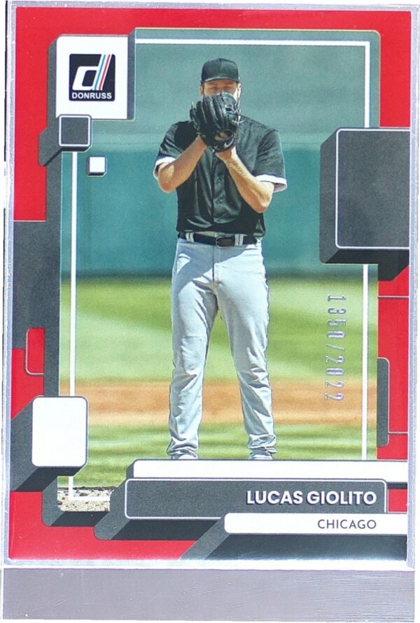 2022 Donruss Lucas Giolito Red /2022 #130 Sox