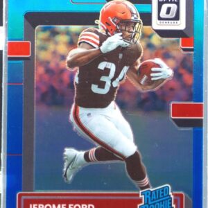 2022 Donruss Optic Jerome Ford RC Aqua /299 #280 Browns