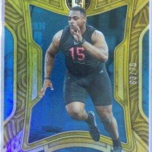 2022 Gold Standard DeMarvin Leal Platinum /75 RC #189 Steelers