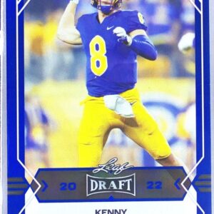 2022 Leaf Draft Kenny Pickett Blue RC #09 Panthers