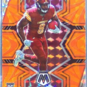 2022 Mosaic Brian Robinson Jr. Mosaic Reactive Orange RC #322 Commanders