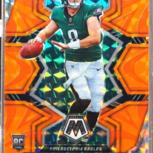 2022 Mosaic Carson Strong RC Mosaic Reactive Orange #306 Eagles