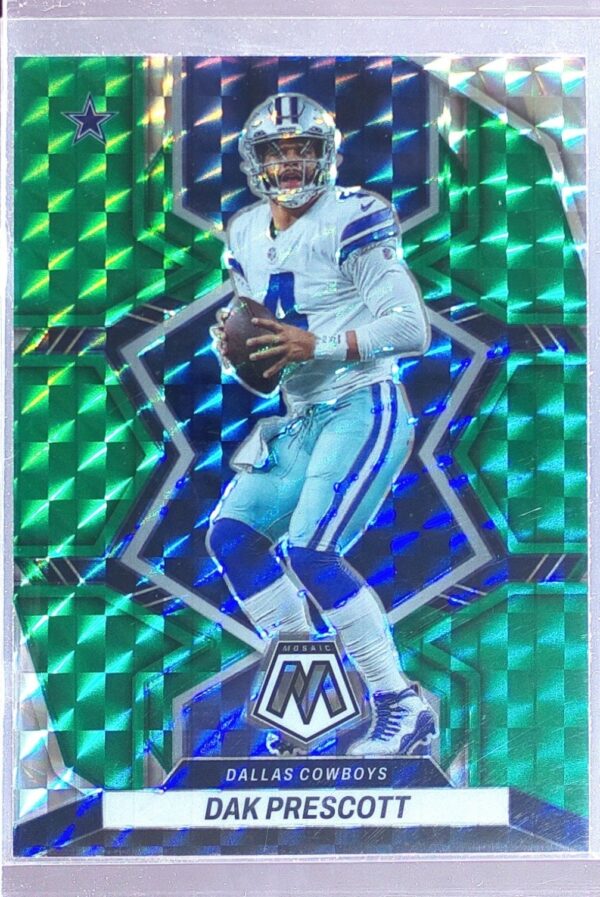 2022 Mosaic Dak Prescott Mosaic Green #52 Cowboys