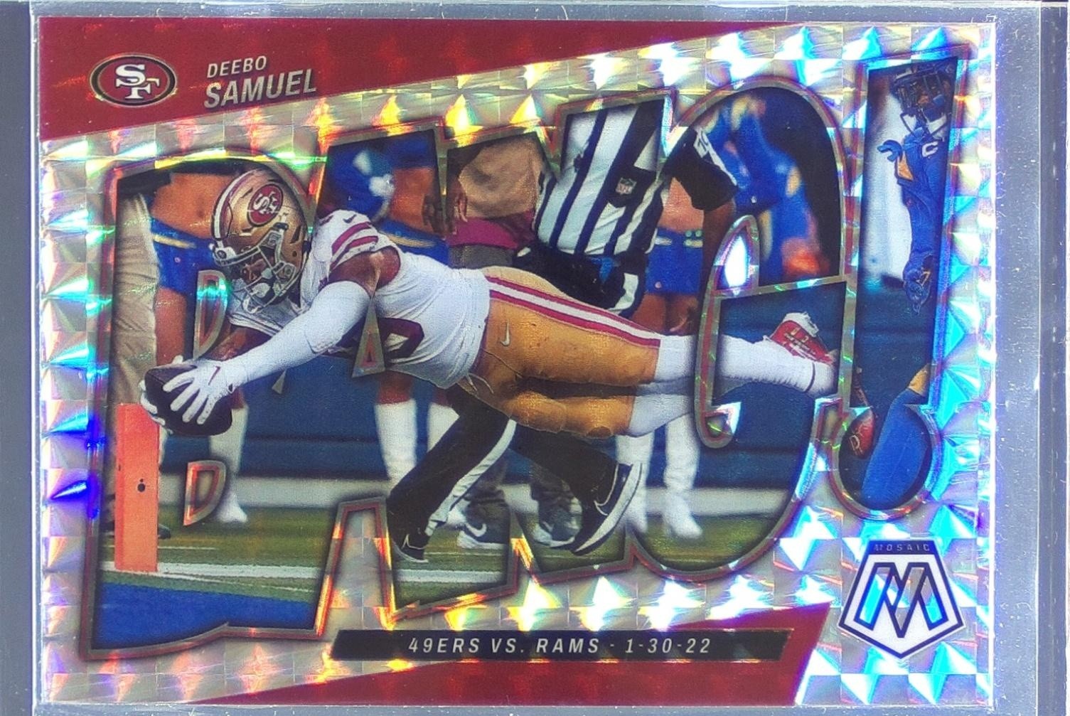 2022 Mosaic Deebo Samuel #B-1 49ers Bang! Mosaic