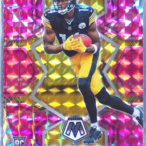 2022 Mosaic George Pickens Mosaic Camo Pink RC #282 Steelers