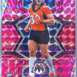 2022 Mosaic Greg Dulcich Mosaic Camo Pink RC #359 Broncos