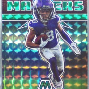 2022 Mosaic Justin Jefferson #TD-18 Vikings Touchdown Masters Mosaic Green