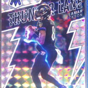 2022 Mosaic Lamar Jackson #TL-24 Ravens Thunder Lane Mosaic
