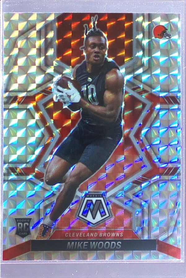 2022 Mosaic Mike Woods Mosaic RC #350 Browns