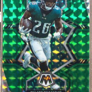2022 Mosaic Miles Sanders Mosaic Green #157 Eagles