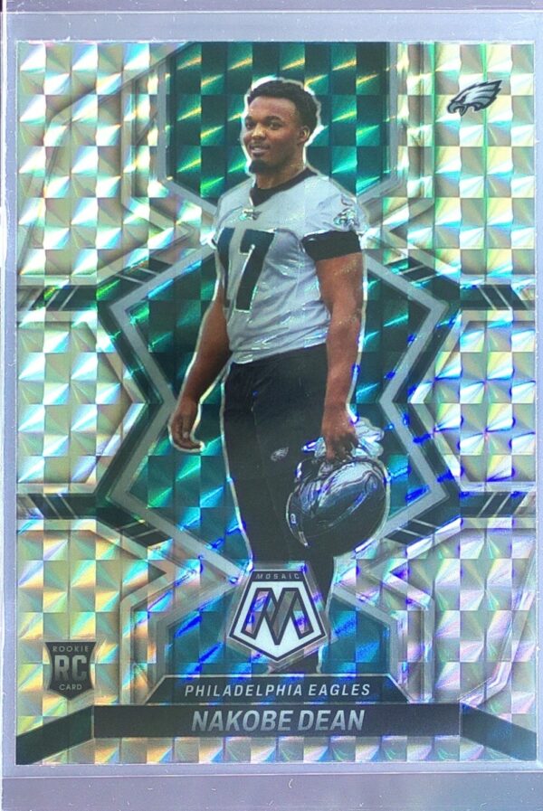 2022 Mosaic Nakobe Dean Mosaic RC #395 Eagles