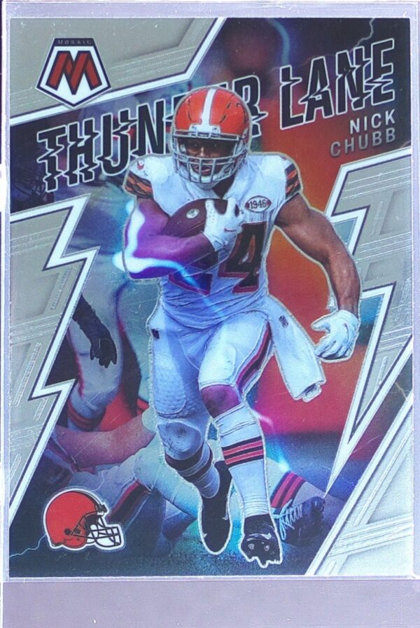 2022 Mosaic Nick Chubb #TL-6 Browns Thunder Lane