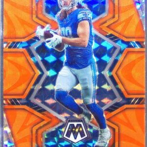 2022 Mosaic T.J. Hockenson Mosaic Reactive Orange #68 Lions
