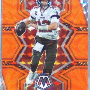 2022 Mosaic Tom Brady Mosaic Reactive Orange #182 Buccaneers