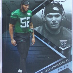 2022 Panini Black Jermaine Johnson II RC #150 Jets