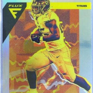 2022 Panini Chronicles Hassan Haskins RC #FX-13 Titans Flux Rookies Silver