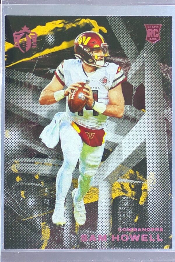 2022 Panini Chronicles Sam Howell RC #GK-5 Commanders Gridiron Kings Pink