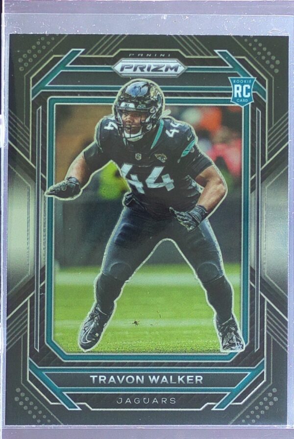 2022 Panini Chronicles Travon Walker RC #PB-21 Jaguars Prizm Black