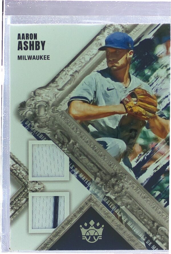 2022 Panini Diamond Kings Aaron Ashby JSY #DKM-AA Brewers DK Materials