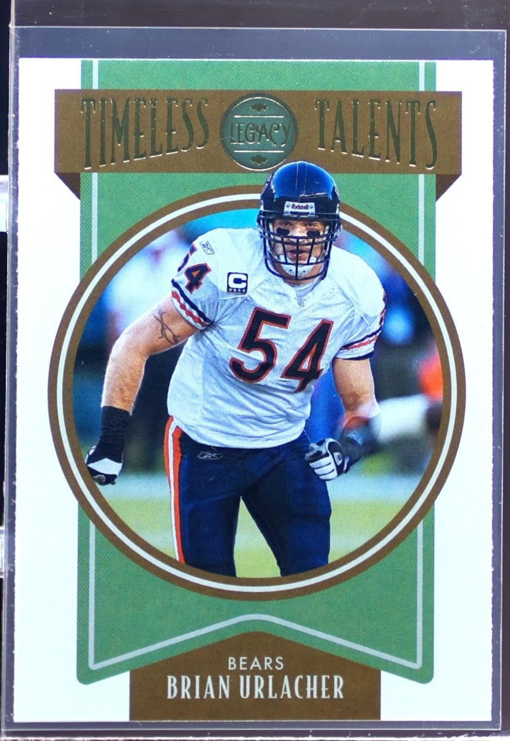 2022 Panini Legacy Brian Urlacher #TT-13 Bears Timeless Talents