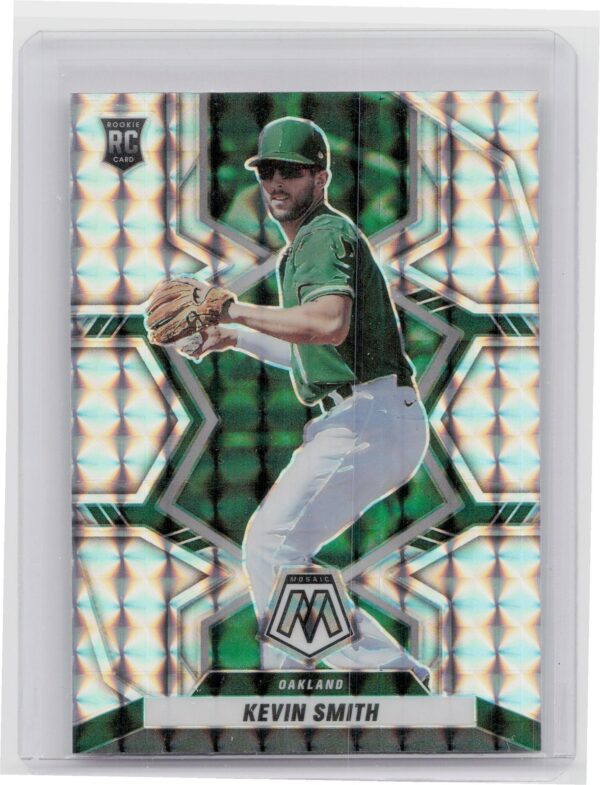2022 Panini Mosaic Kevin Smith Silver Prizm Rookie #252 Athletics