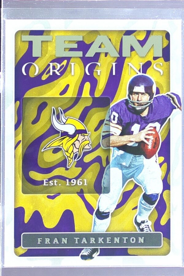 2022 Panini Origins Fran Tarkenton #TO-7 Vikings Team Origins