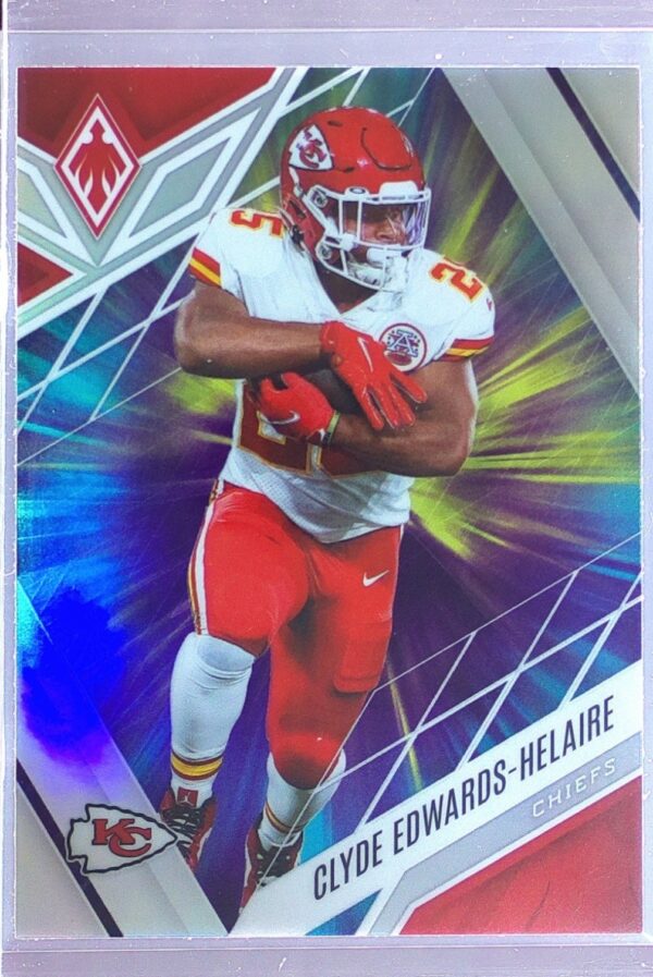 2022 Panini Phoenix Clyde Edwards-Helaire Color Burst #43 Chiefs