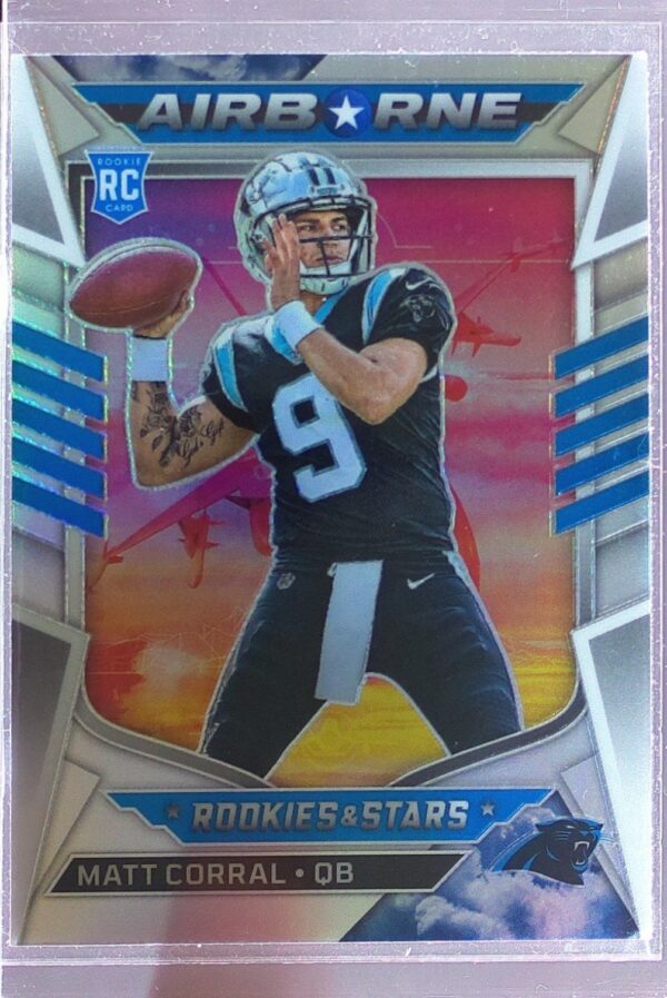 2022 Panini Rookies & Stars Matt Corral RC #AI-20 Panthers Airborne Silver