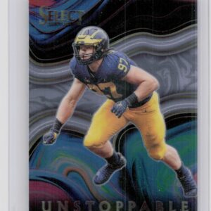 2022 Panini Select Draft Picks Aidan Hutchinson #US-AH Wolverines Unstoppable
