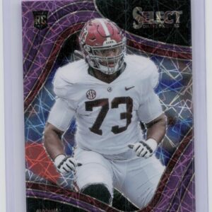 2022 Panini Select Draft Picks Evan Neal Purple Lazer #197 Tide