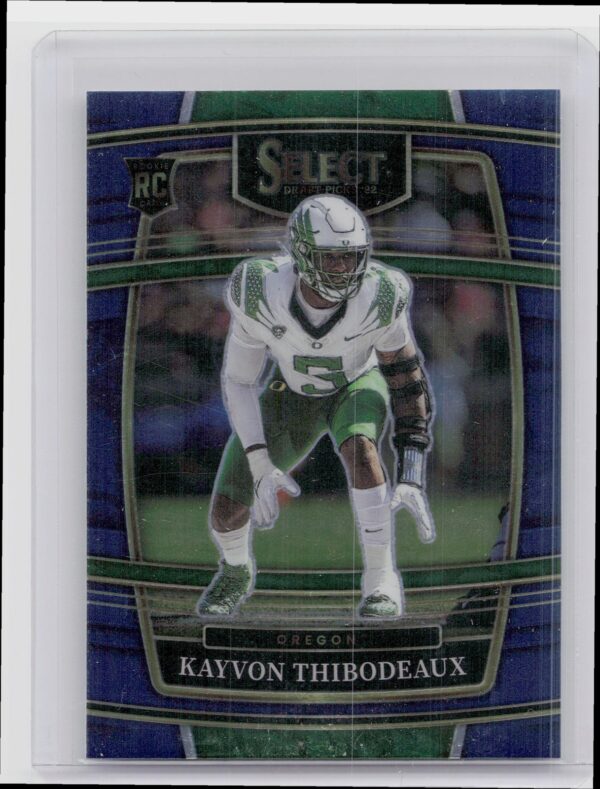 2022 Panini Select Draft Picks Kayvon Thibodeaux RC #1 Ducks