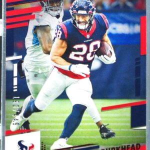2022 Prestige Rex Burkhead Xtra Points Red /449 #116 Texans