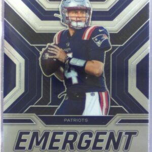 2022 Prizm Bailey Zappe RC #E-4 Patriots Emergent