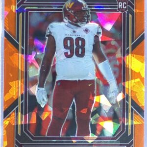 2022 Prizm Phidarian Mathis Orange Ice RC #390 Commanders
