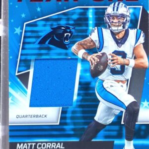 2022 Rookies & Stars Matt Corral RC JSY #YO-MC Panthers Year One