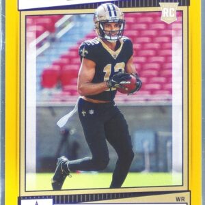 2022 Score Chris Olave Gold RC #378 Saints