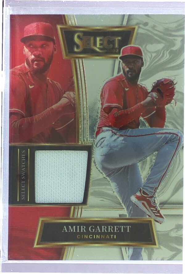 2022 Select Amir Garrett JSY #SELS-AG Reds Select Swatches