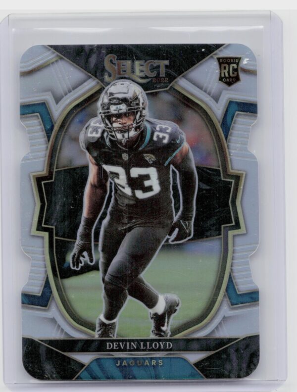 2022 Select Devin Lloyd Silver Prizm Die Cut #43 Jaguars
