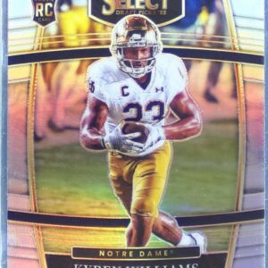 2022 Select Draft Picks Kyren Williams Silver Prizm RC #22 Irish