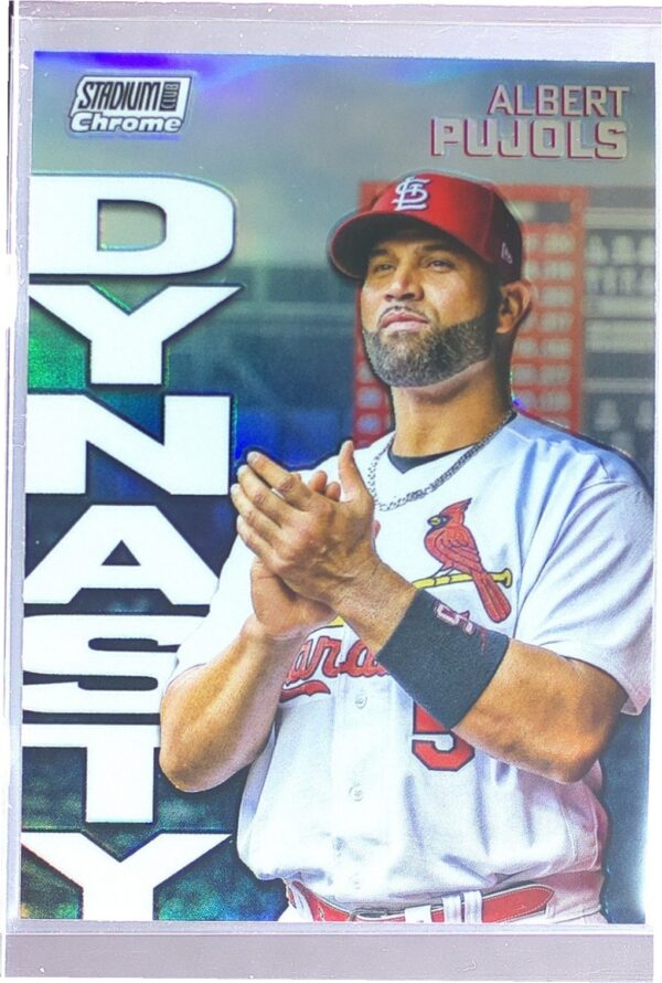 2022 Stadium Club Chrome Albert Pujols #6A Cardinals Dynasty and Destiny
