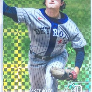 2022 Stadium Club Chrome Casey Mize X Fractor #134 Tigers