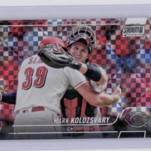 2022 Stadium Club Chrome Mark Kolozsvary X Fractor #341 Reds