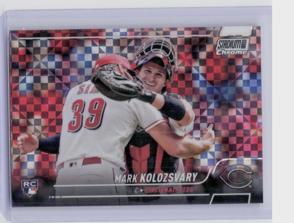 2022 Stadium Club Chrome Mark Kolozsvary X Fractor #341 Reds